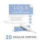 Grab & Go Compact Plastic Applicator Tampons : Every 3 months