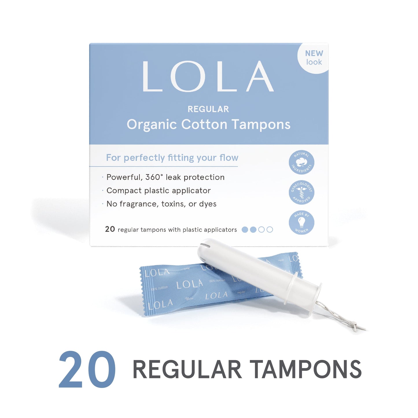 Grab & Go Compact Plastic Applicator Tampons : Every 3 months